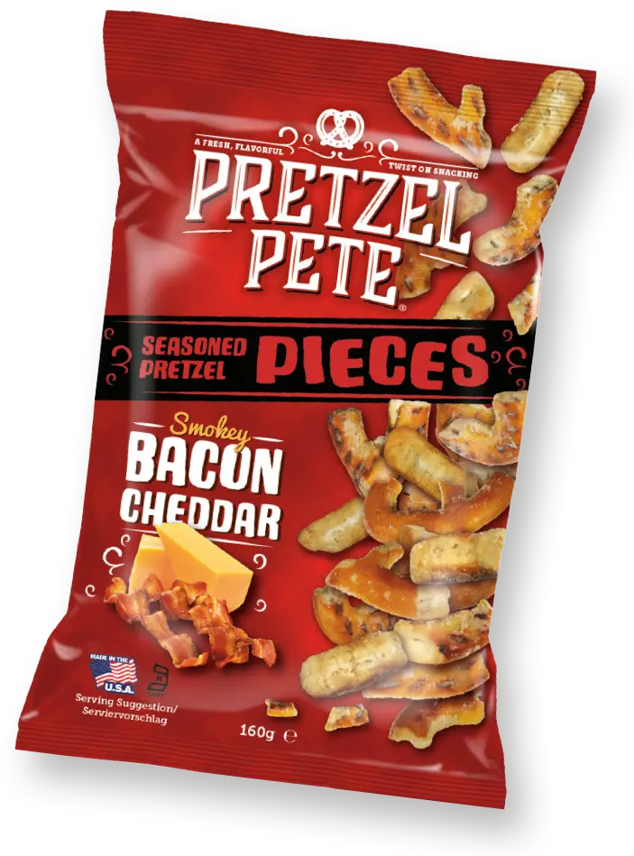 Smokey Bacon Cheddar Verpackung.