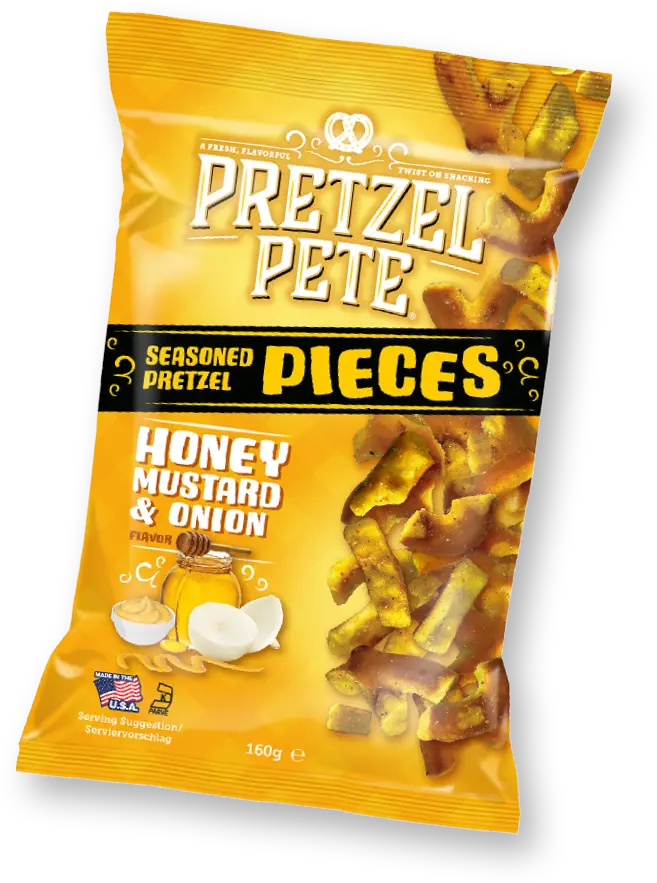 Honey Mustard & Onion Verpackung.